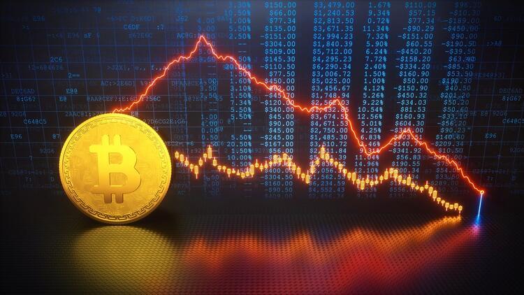 Bitcoin hür düşüşte..